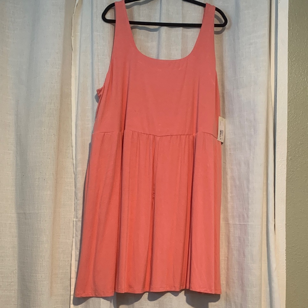 a new day Women’s Coral Lounge Dress sz 3X